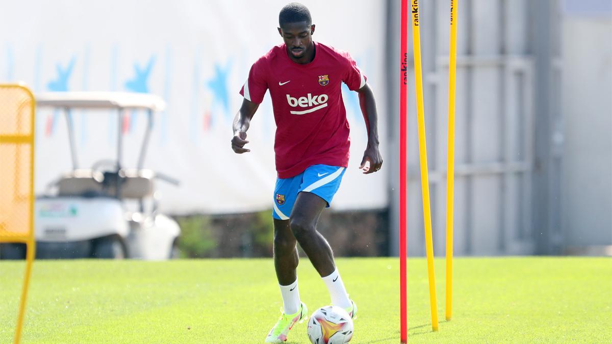 Dembélé, en plena recuperación