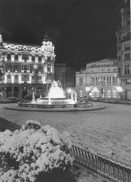 La nevada de 1993 que causó estragos en Asturias y cubrió Oviedo