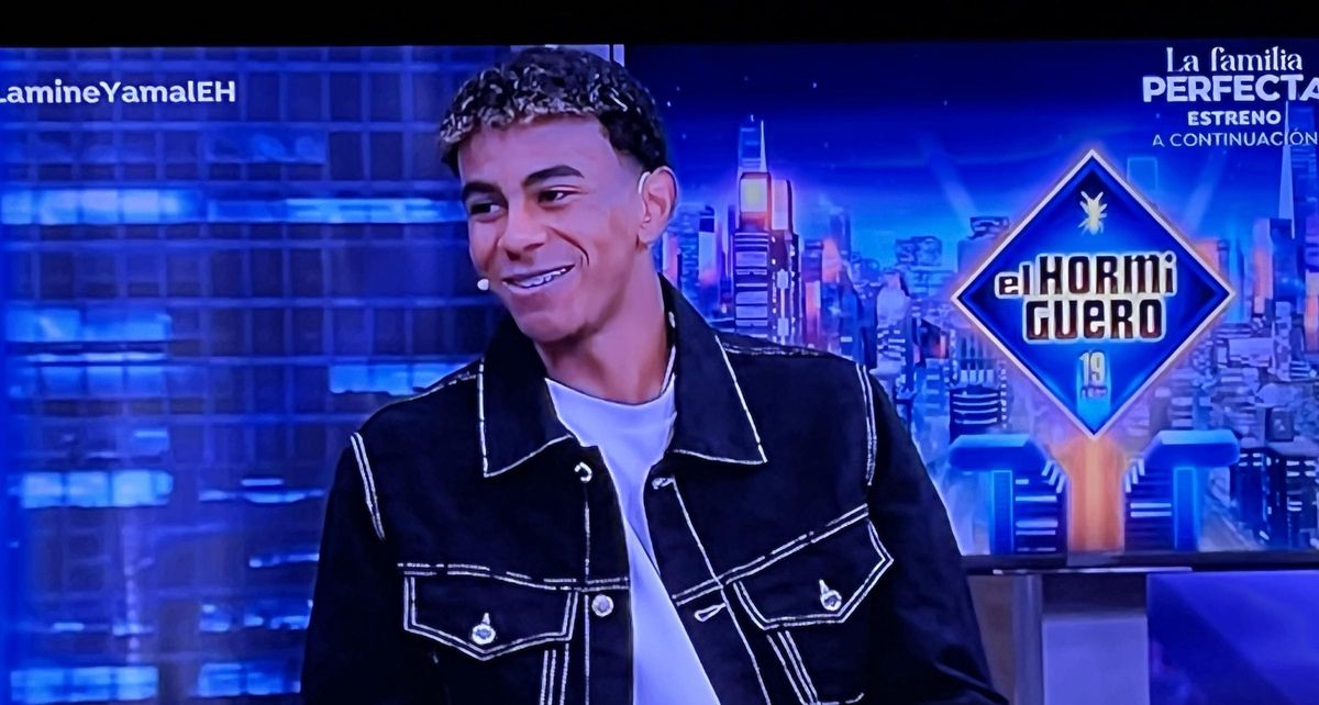 Lamine Yamal, anoche, en 'El Hormiguero'.