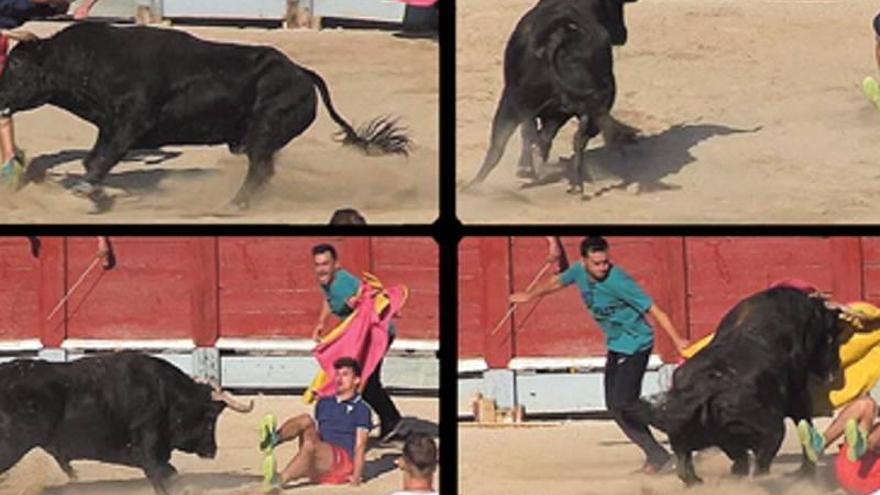 Mano de ángel ondense de un héroe con capote