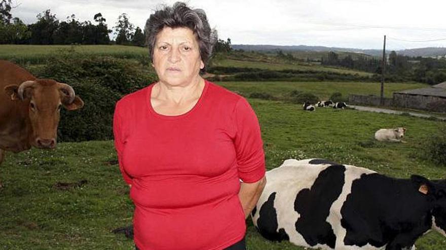 María Josefa López, propietaria de una explotación ganadera.