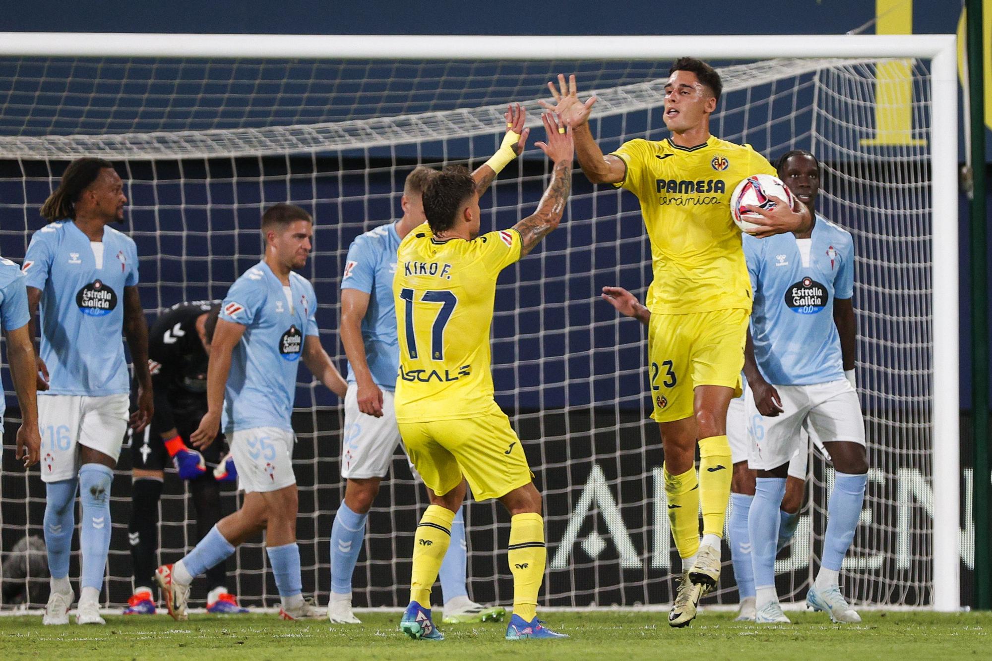 El Celta impone su pegada en el primer tiempo ante el Villarreal (1-2)