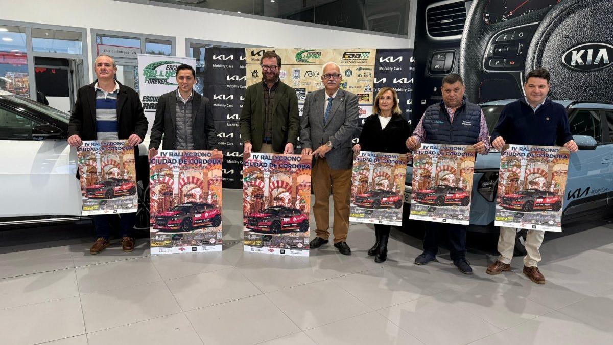 La presentación de la cuarta edición del Rally-Crono Ciudad de Córdoba.