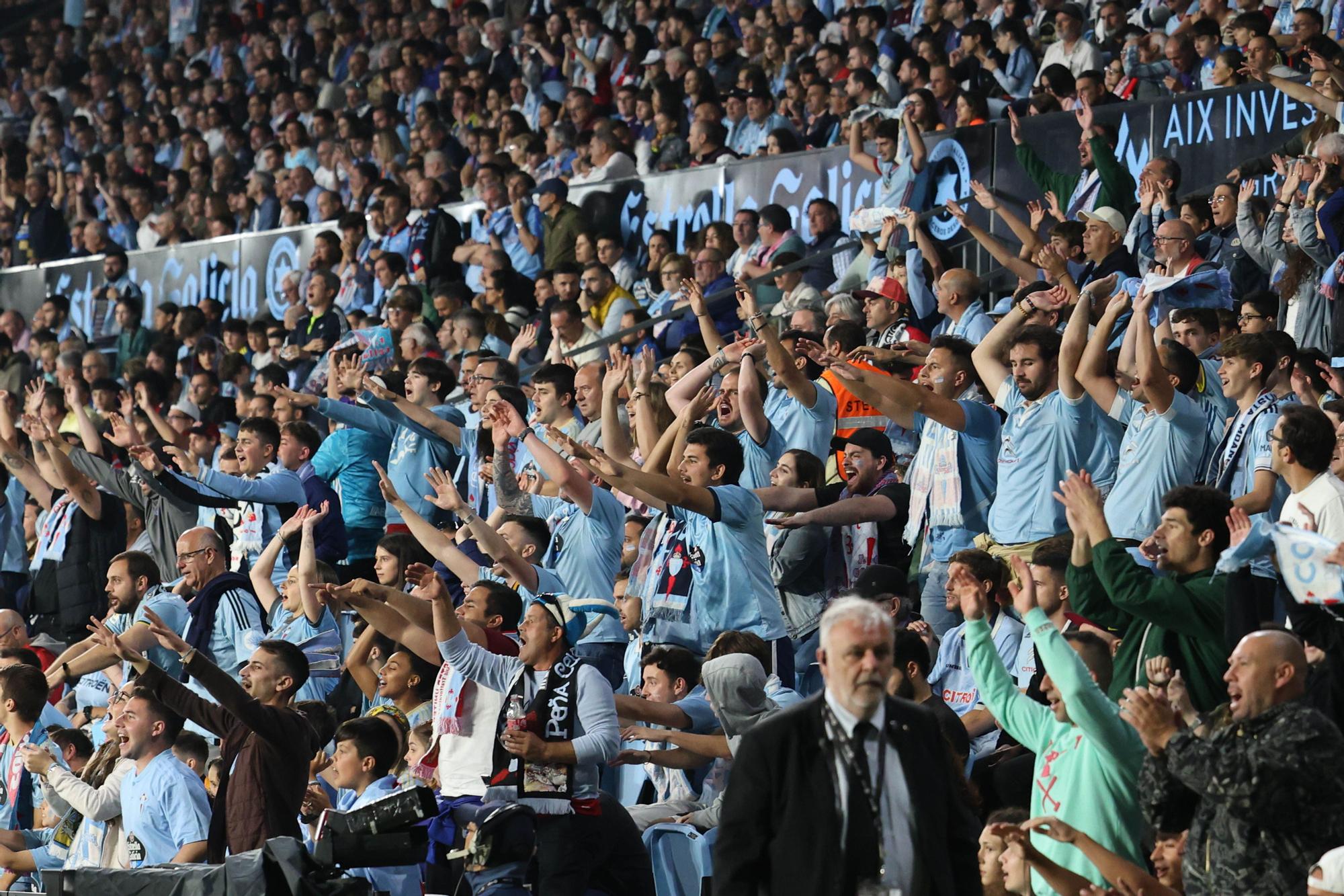 Lágrimas de felicidad en Balaídos: otro final de temporada agónico del Celta