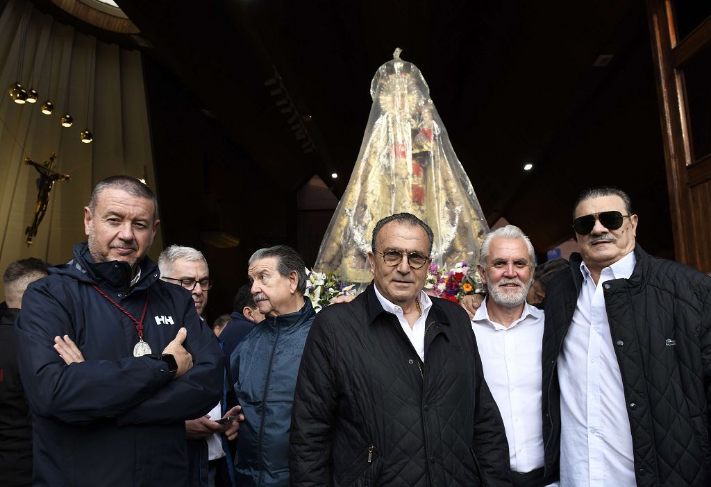 Las imágenes de la bajada de la Virgen de la Fuensanta este jueves
