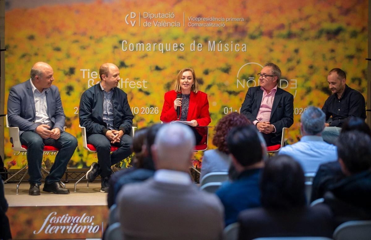 Presentación del festival Nómade en València, este miércoles.