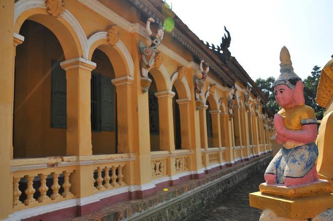 Pagoda ang, Delta del Mekong, Vietnam