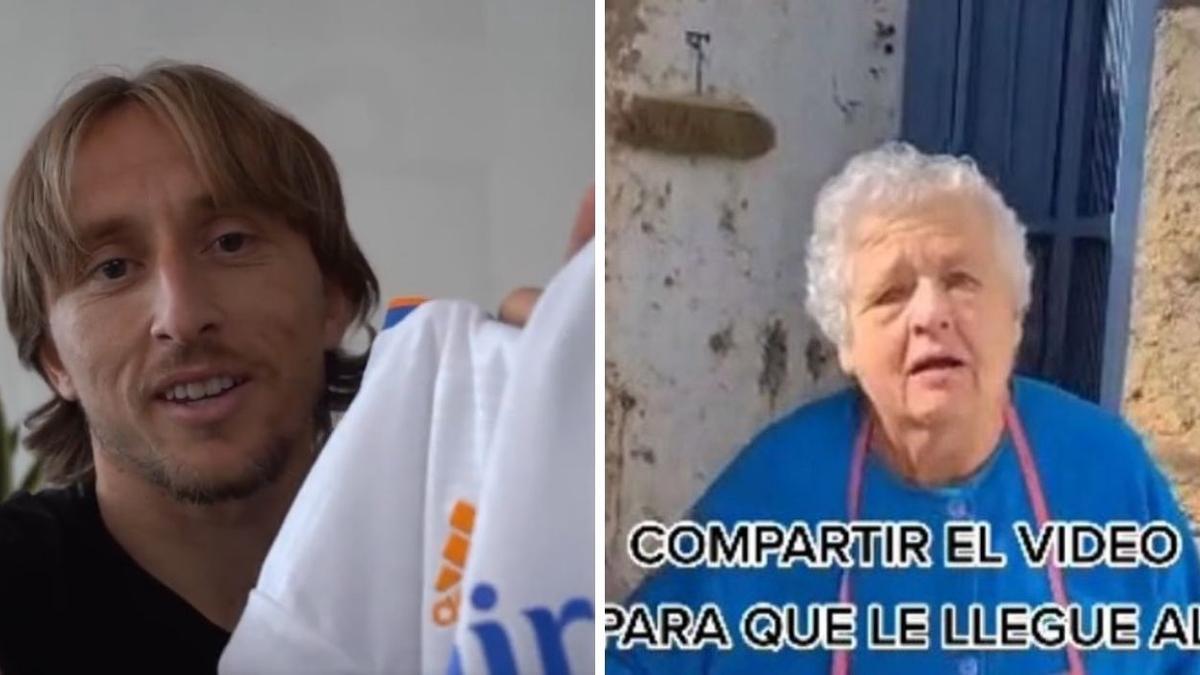 Luka Modric y Elvira