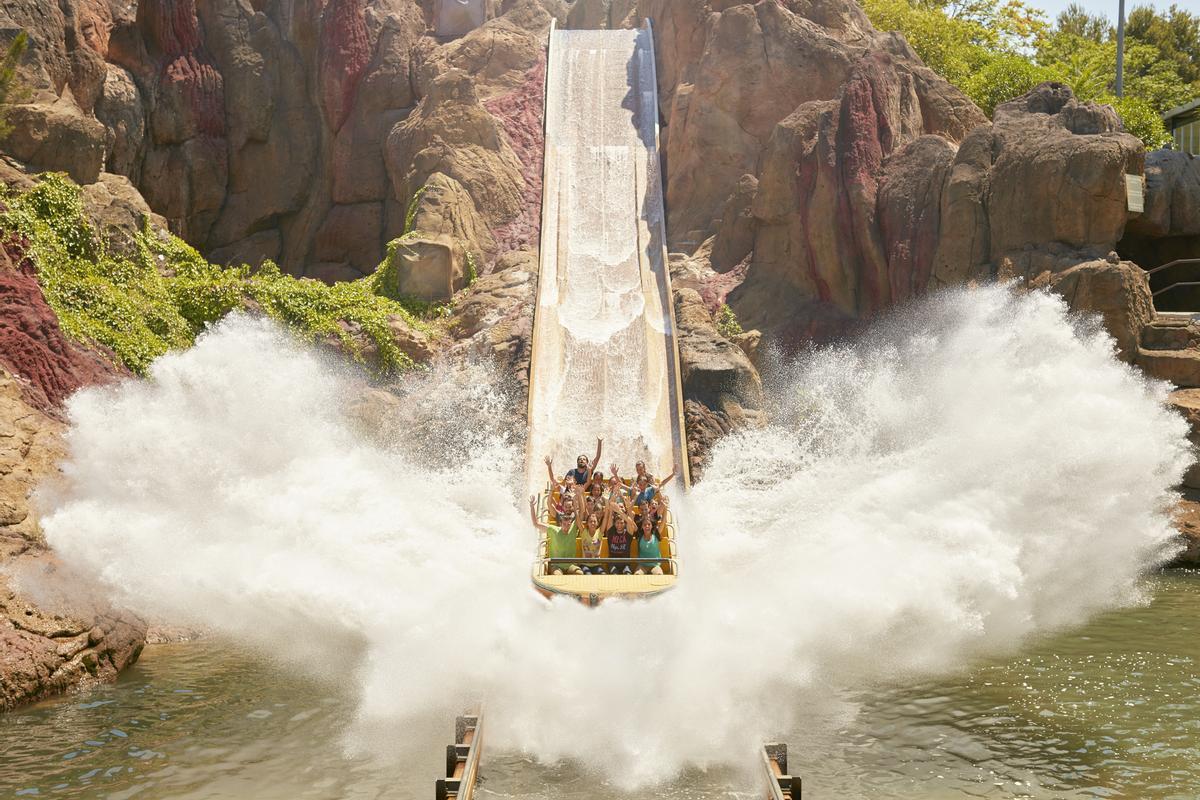 Atracción Tutuki Splash en PortAventura World