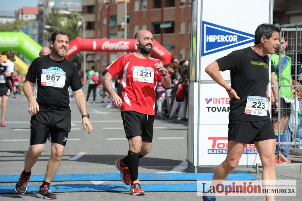 Media Maratón de Murcia: llegada (2ª parte)