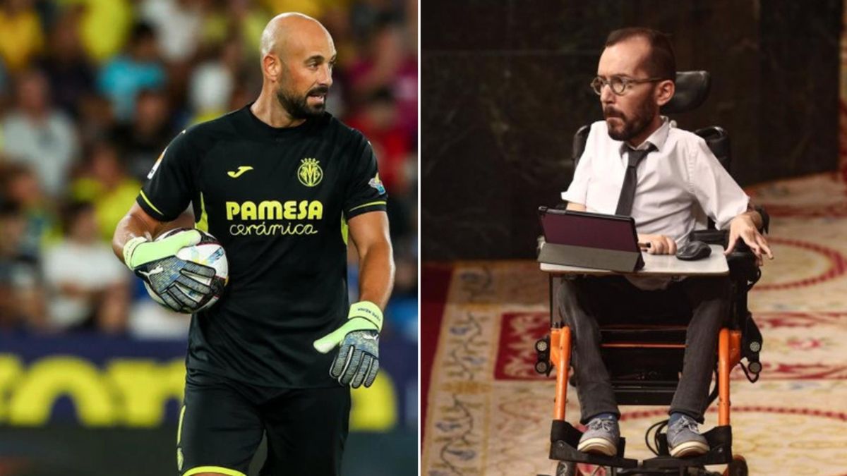 Pepe Reina (i) y Pablo Echenique