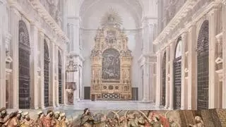 Restauración del soberbio retablo de la parroquia del Sagrario