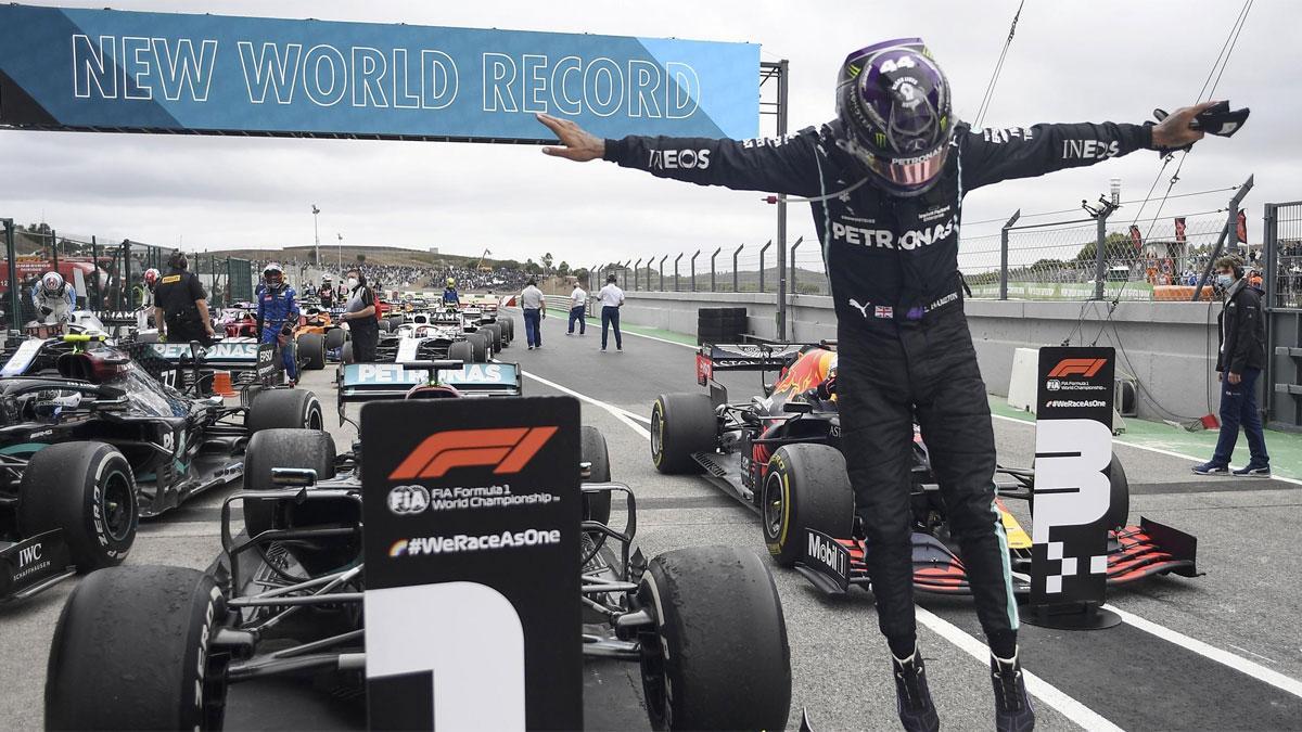 Hamilton ganó el año pasado en Portimao