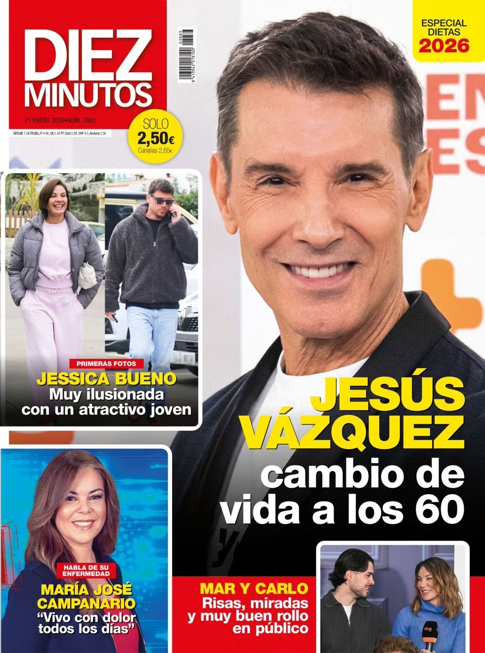 Portada revista 'Diez Minutos' del 14 de enero