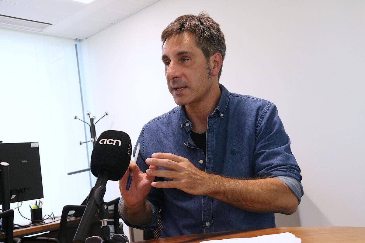 Juli Cuéllar, tècnic de la Direcció General de Memòria Democràtica, en una entrevista amb l'ACN.