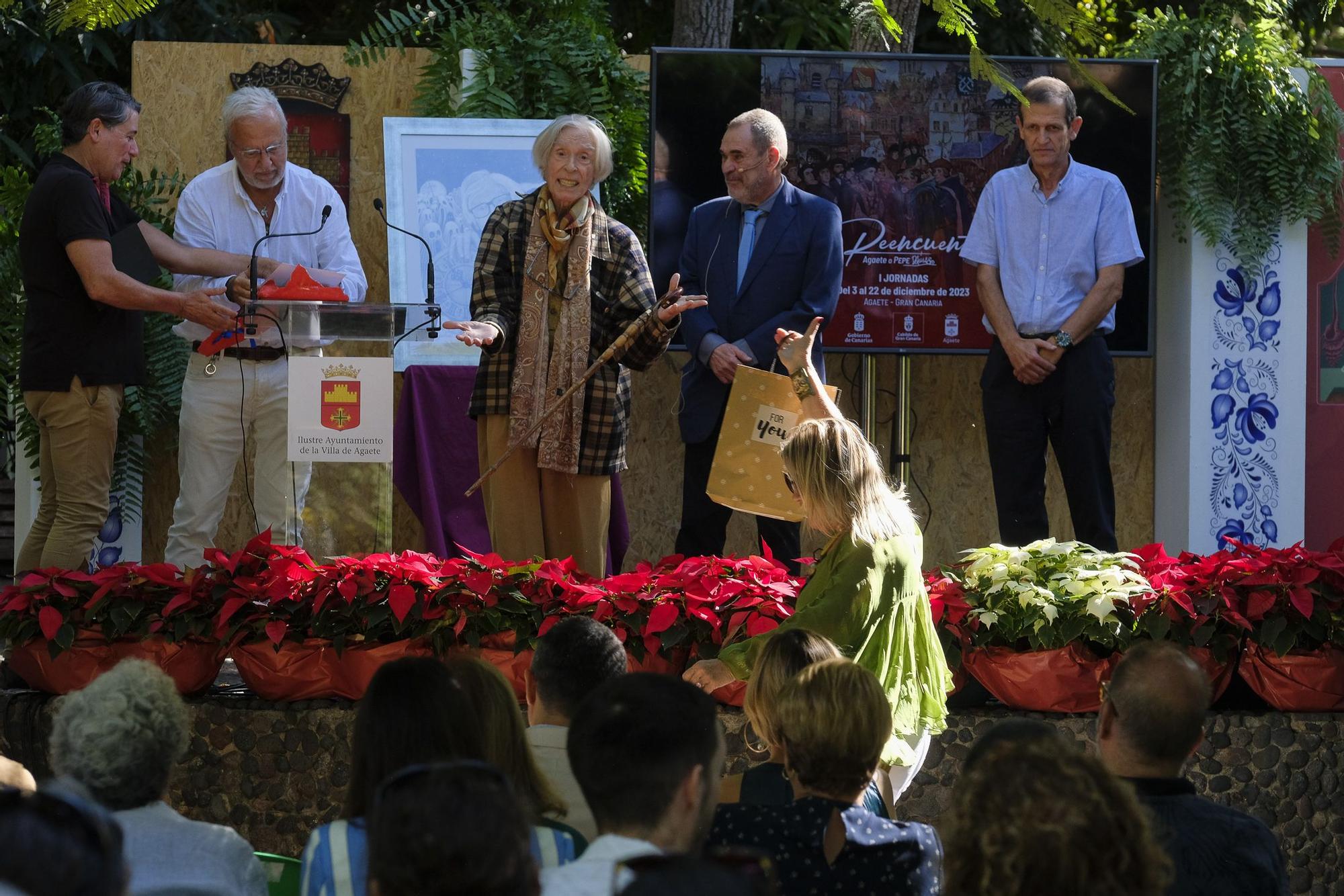 Agaete celebra el cumpleaños del artista Pepe Dámaso