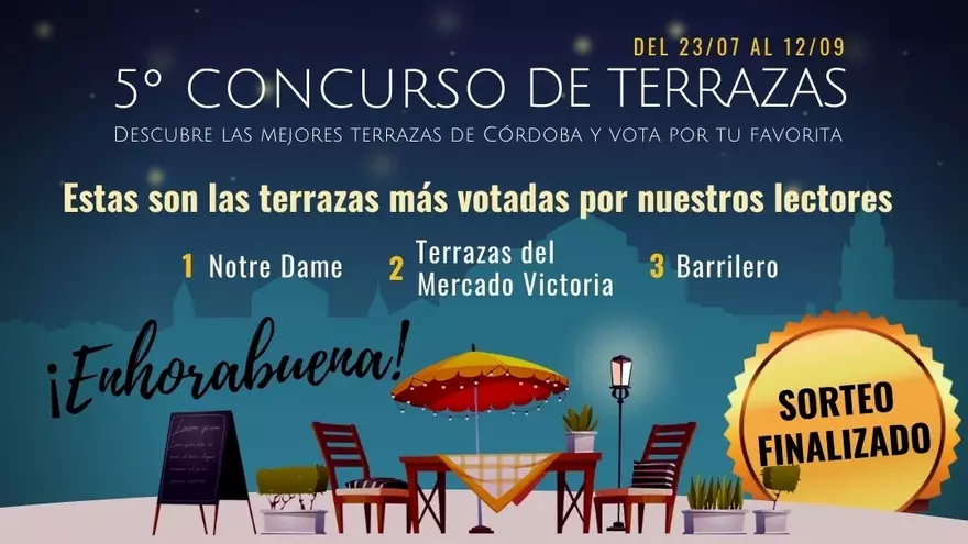 GANADORES 5º CONCURSO DE TERRAZAS DE DIARIO CÓRDOBA