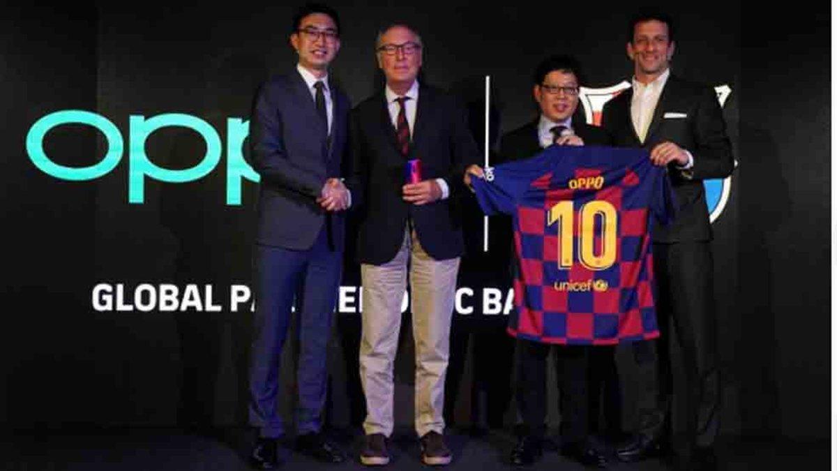 Al finalizar el nuevo contrato, el Barça y OPPO llevaran juntos 8 años