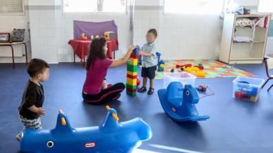 Una de las nuevas aulas para niños de 2 años en Benidorm.