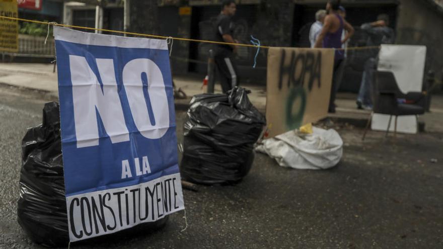 Jornada de protestas en Caracas por el &quot;paro cívico nacional&quot;