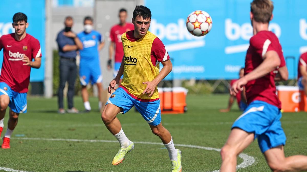 El último entrenamiento del Barça antes de enfrentarse al Benfica