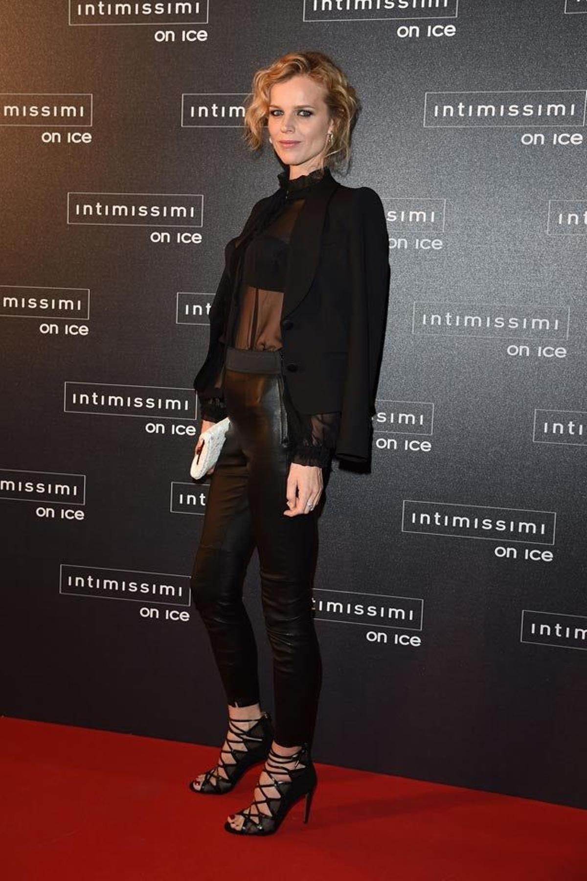 Eva Herzigova, en el evento 'Intimissimi On Ice' en Verona.