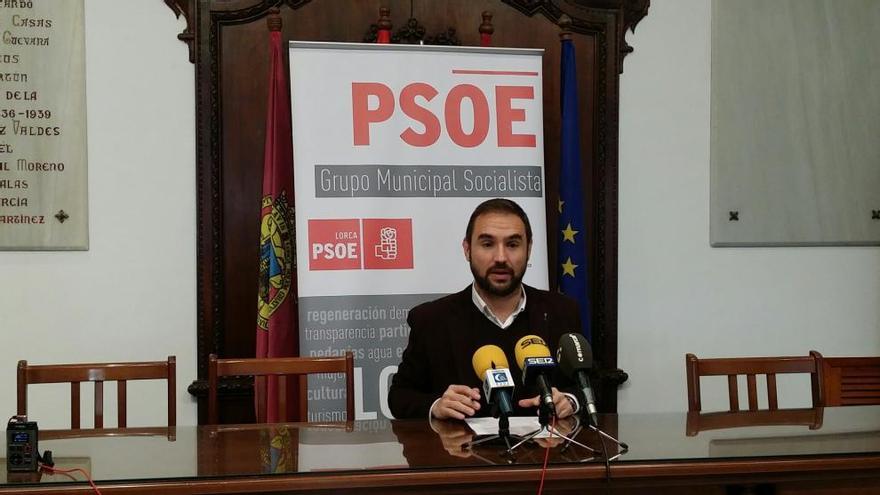 Diego José Mateos, secretario general del PSOE de Lorca