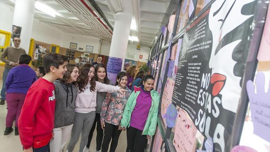 Los centros docentes se vuelcan con actividades por la igualdad de género