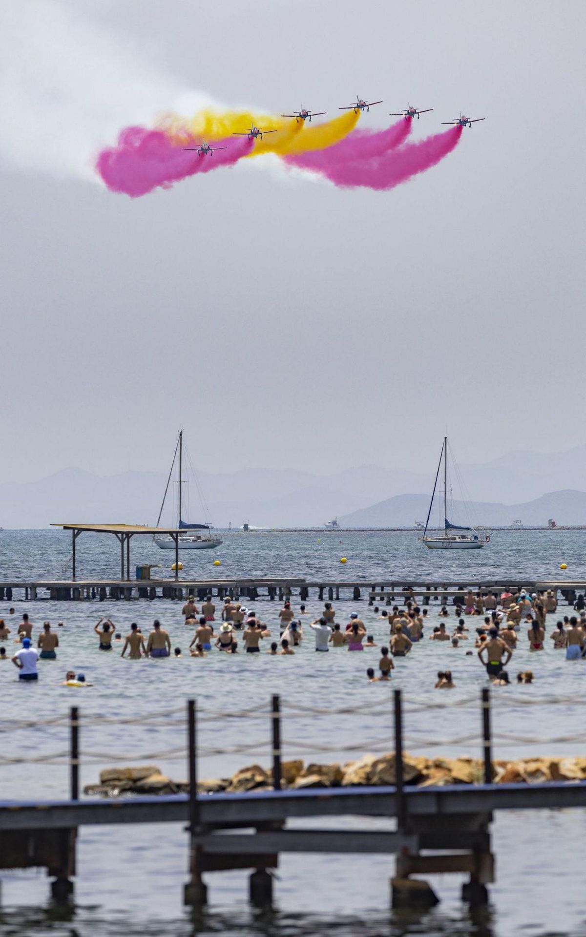 La última acrobacia de la Patrulla Águila