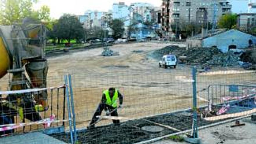 El aparcamiento del puente Nuevo estará concluido a finales de enero