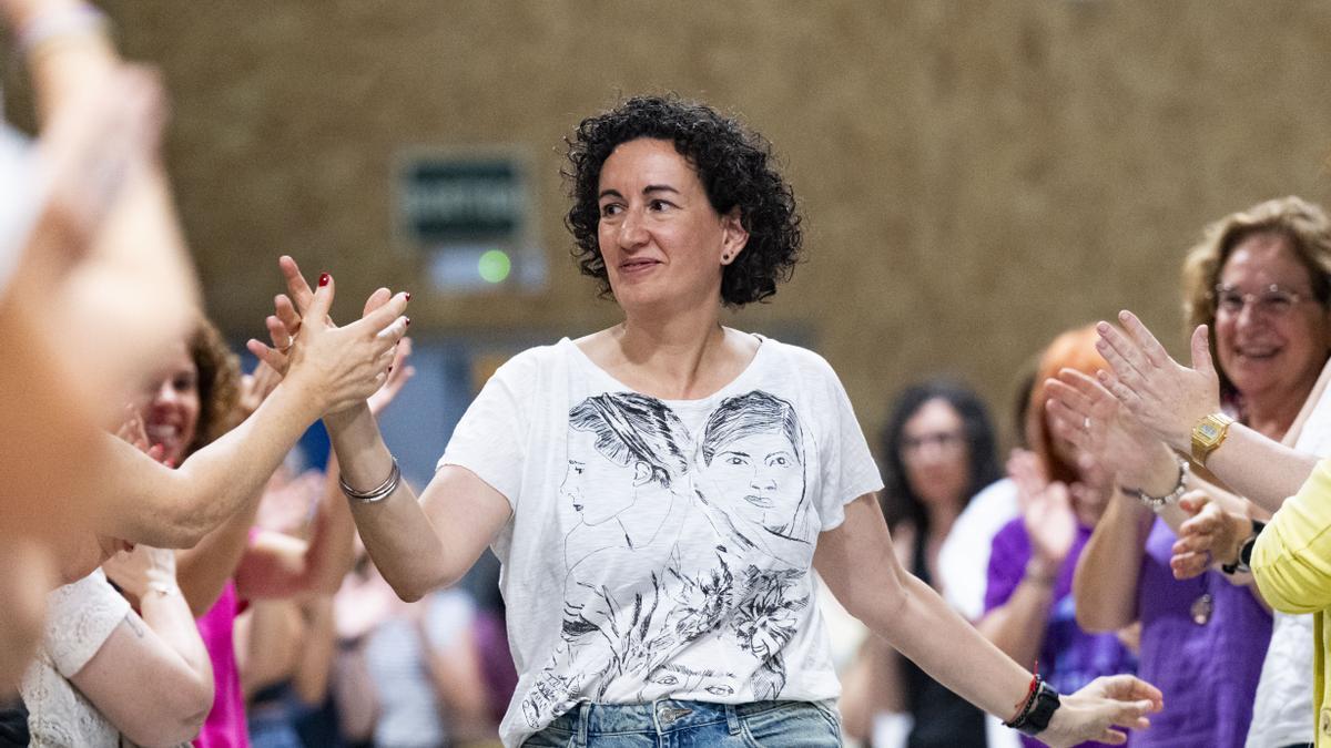 Marta Rovira en la Asamblea Nacional de Mujeres de ERC