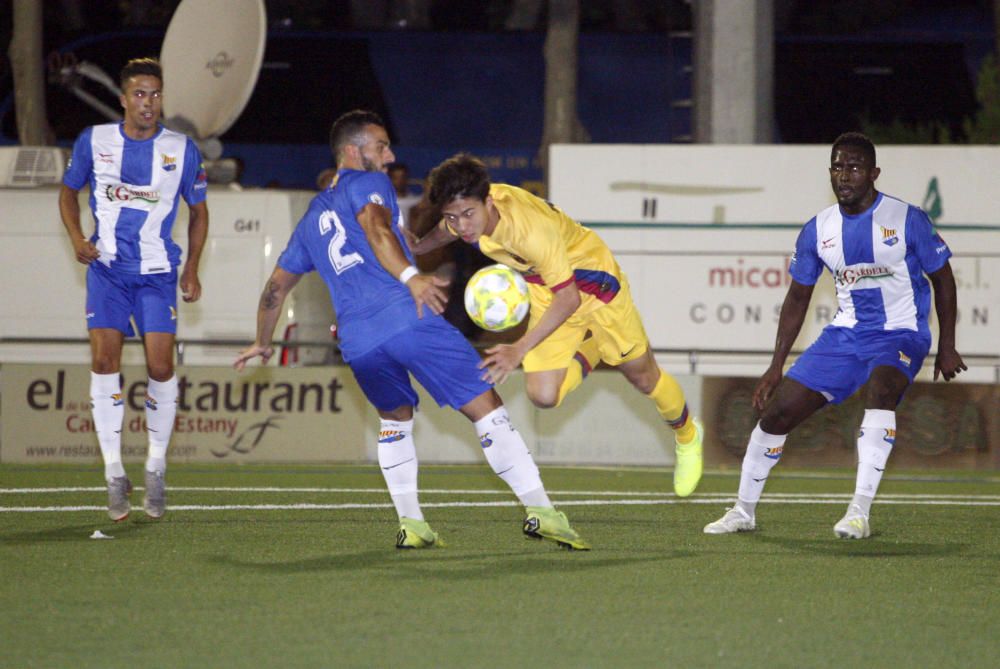 El Barça B s''endú el torneig de l''Estany amb una golejada