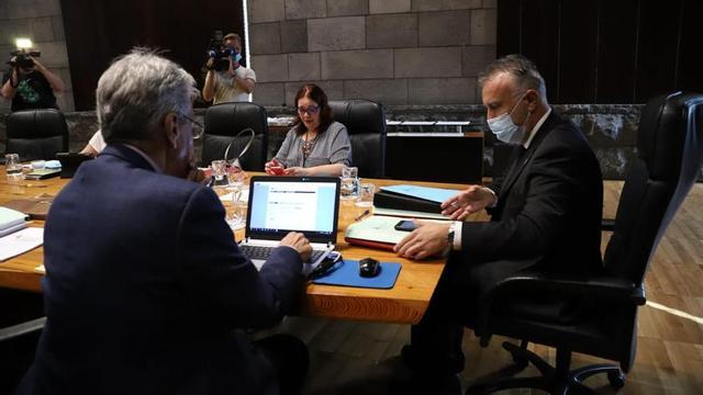 Consejo de Gobierno presidido por Ángel Víctor Torres