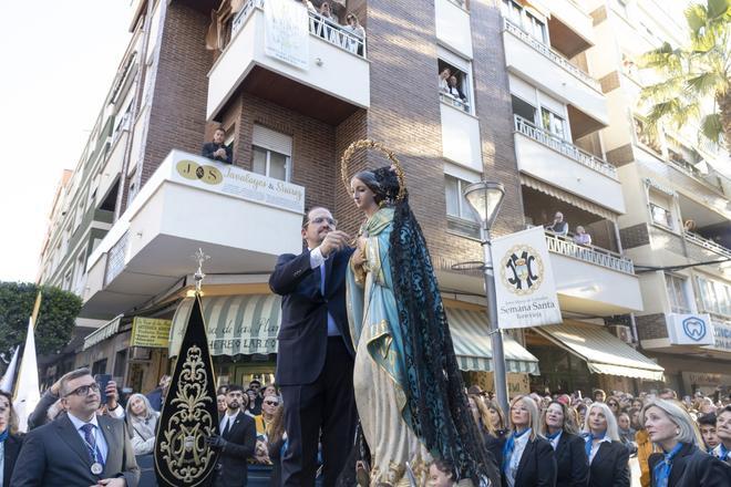 Procesión del Encuentro del Domingo de Resurrección en Torrevieja (2026) aquí en imágenes