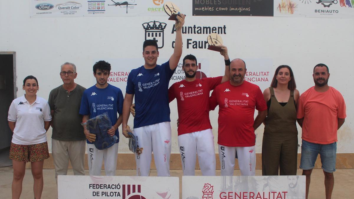 Final 1ª categoria: Alejandro i Óscar Montserrat.