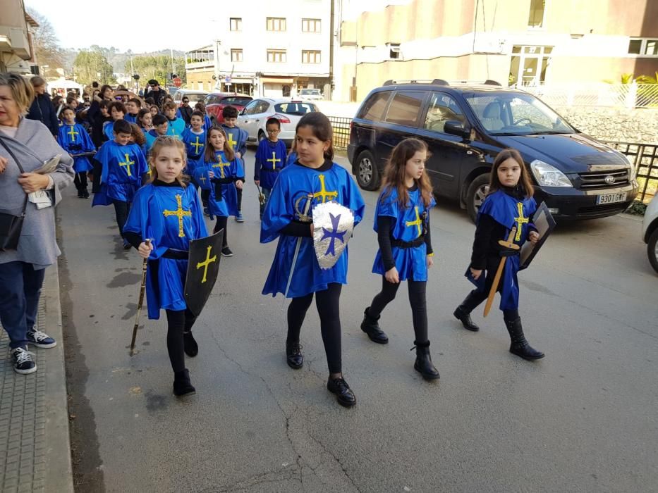 Antroxu del colegio Valdellera de Posada de Llanes