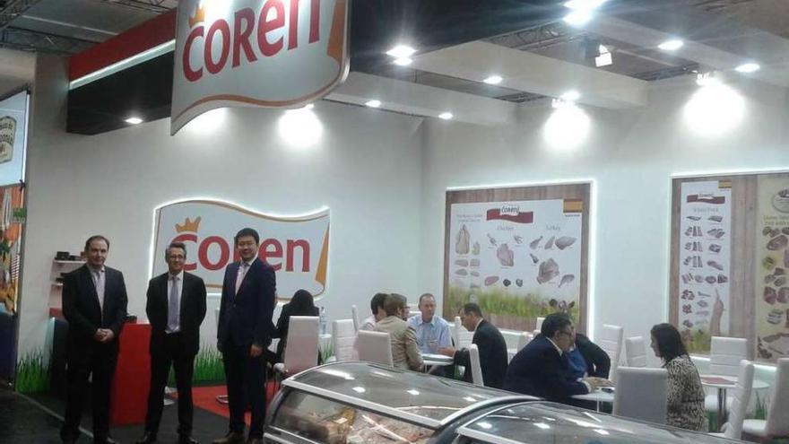 Coren cuenta con un estand de 60 metros2 de superficie para promocionar sus productos. // FdV