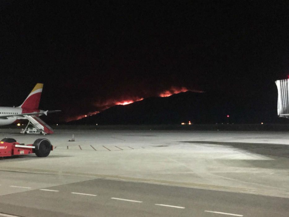 Vigo cercado por el humo de diferentes incendios