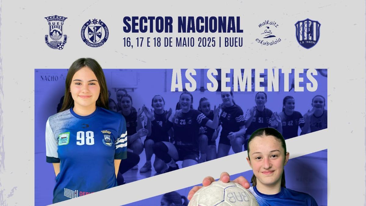 Cartel del Sector Nacional de este fin de semana en Bueu.