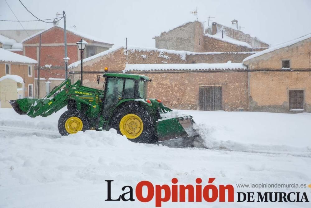 Nieve en El Sabinar (Moratalla)