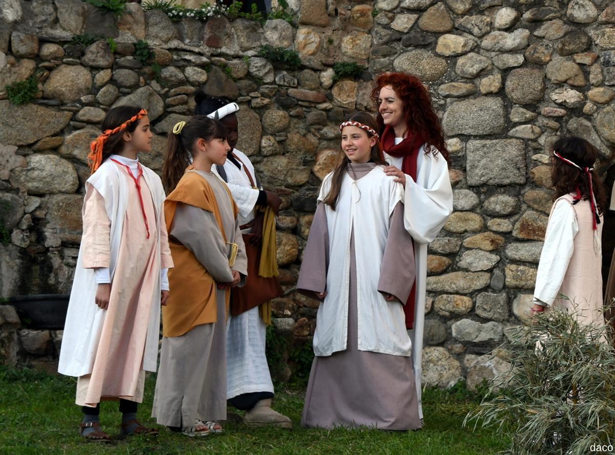 Actors i actrius fan de la Passió de Sant Climent un espectacle únic