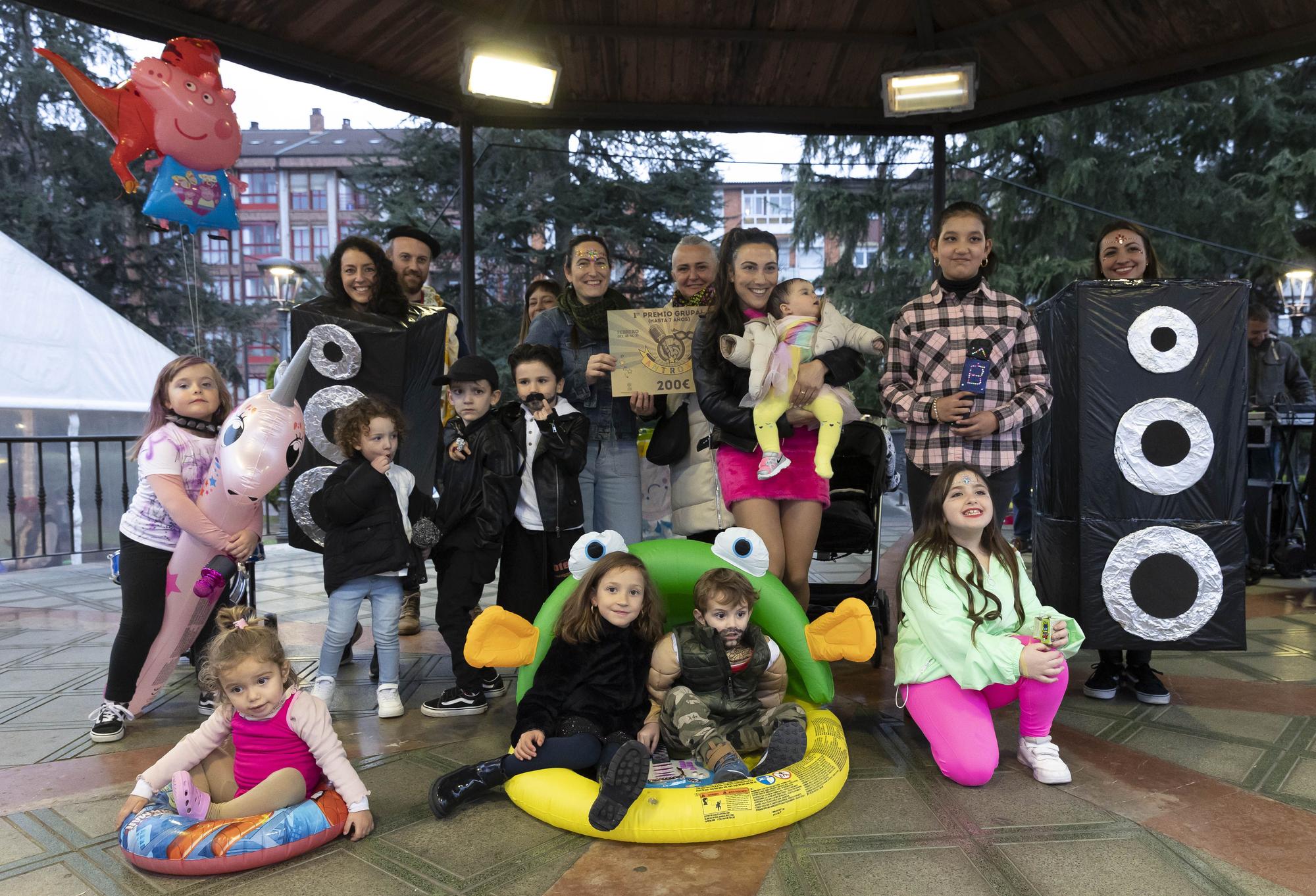 Antroxu a todo volumen con música del festival "Bebémastic": así fue el concurso infantil de Llanera