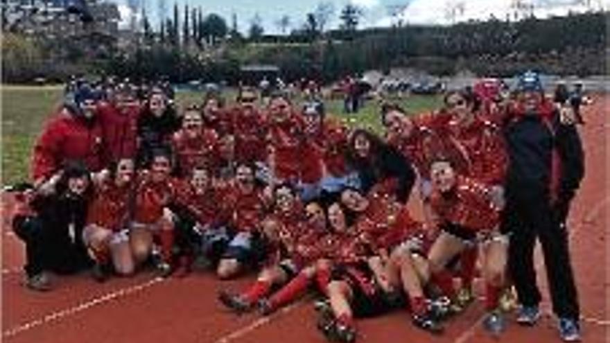 El GEiEG de rugbi femení celebra la permanència a Divisió d&#039;Honor