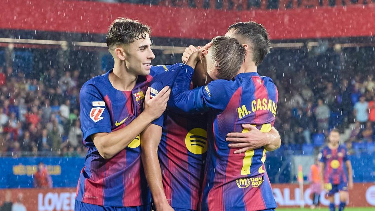 La alineación del FC Barcelona frente al Eintracht de Frankfurt