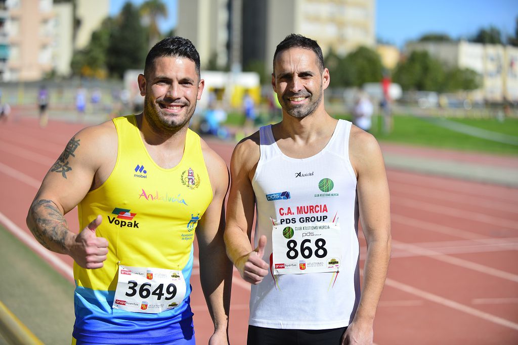 Atletismo nacional Máster sábado en la pista de Atletismo de Cartagena