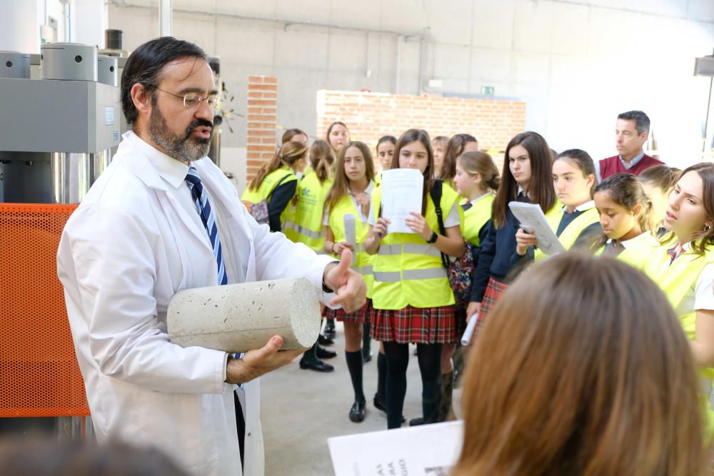 Alumnas de la ESO conocen la Ingeniería Civil