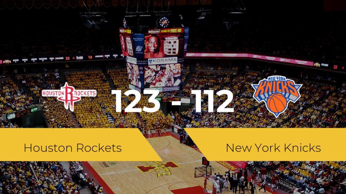 Triunfo de Houston Rockets ante New York Knicks por 123-112
