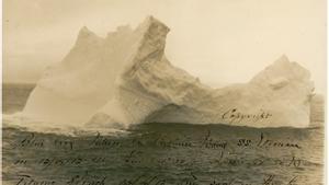 La histórica fotografía del iceberg que hundió al Titanic