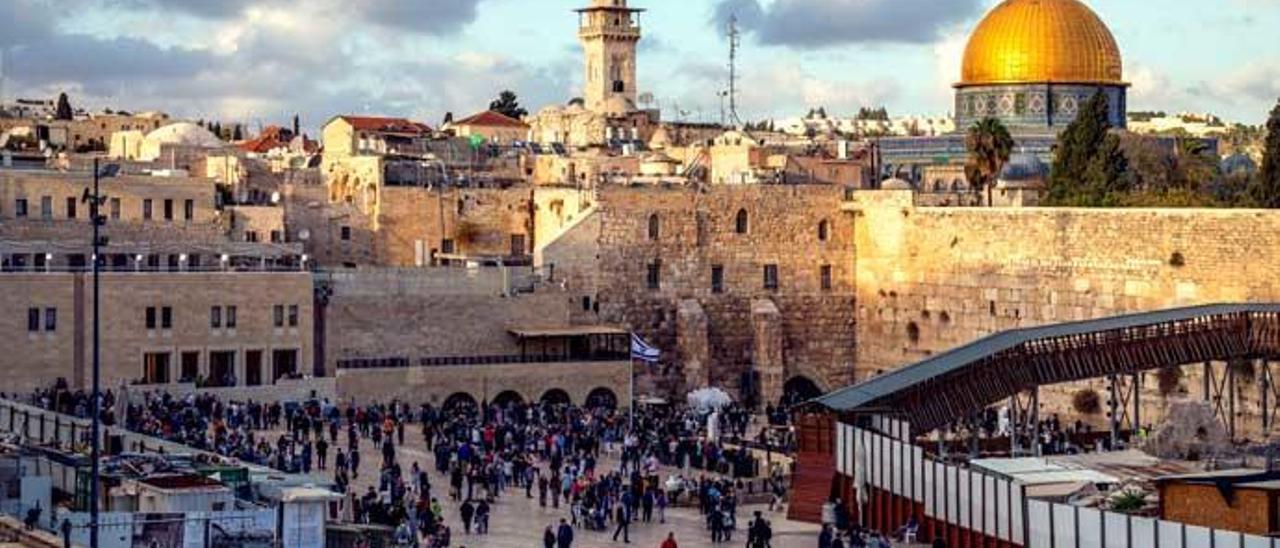 El Muro de las Lamentaciones, en Jerusalén.