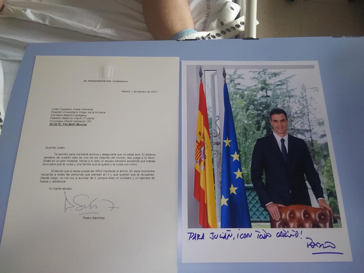 Carta de Pedro Sánchez dirigida a Julián